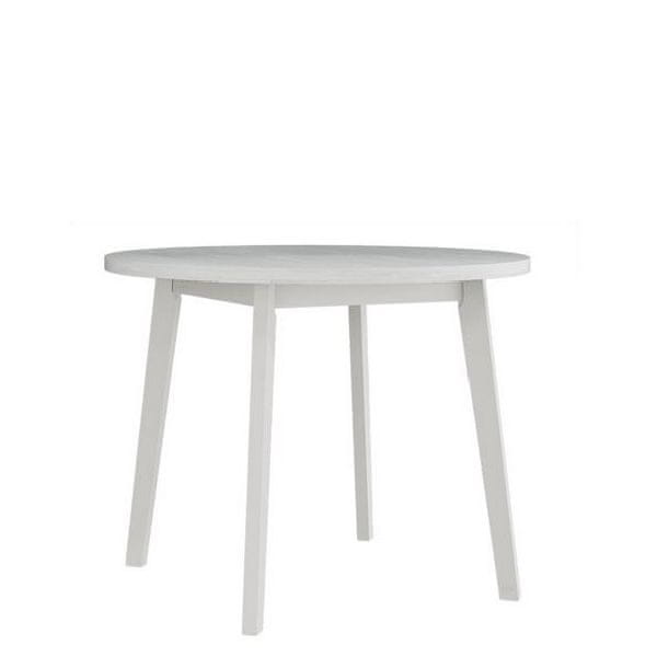 Veneti Okrúhly jedálenský stôl 100 cm AMES 3 - biely